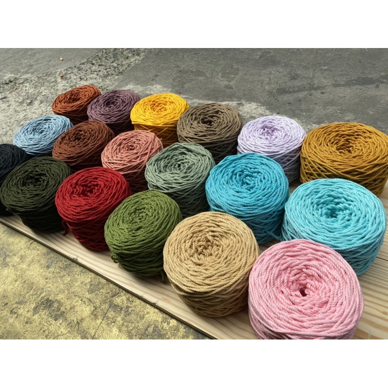 Dây cotton Macrame màu size 3mm p1