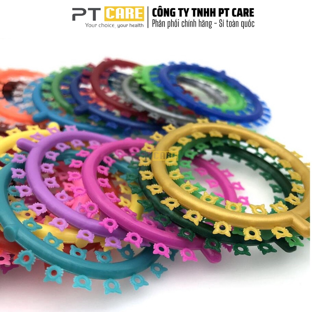 PT CARE | Thun Tại Chỗ/ Vòng Cao Su Chỉnh Nha Co Giãn Hình Kitty Micky Hoa Văn Xinh Xắn Dùng Trong Nha Khoa