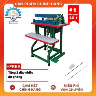 Máy hàn miệng túi dập chân M2 300 chân thấp Tân Thanh đường hàn 30cm, mép hàn rộng 3mm BH 6 THÁNG