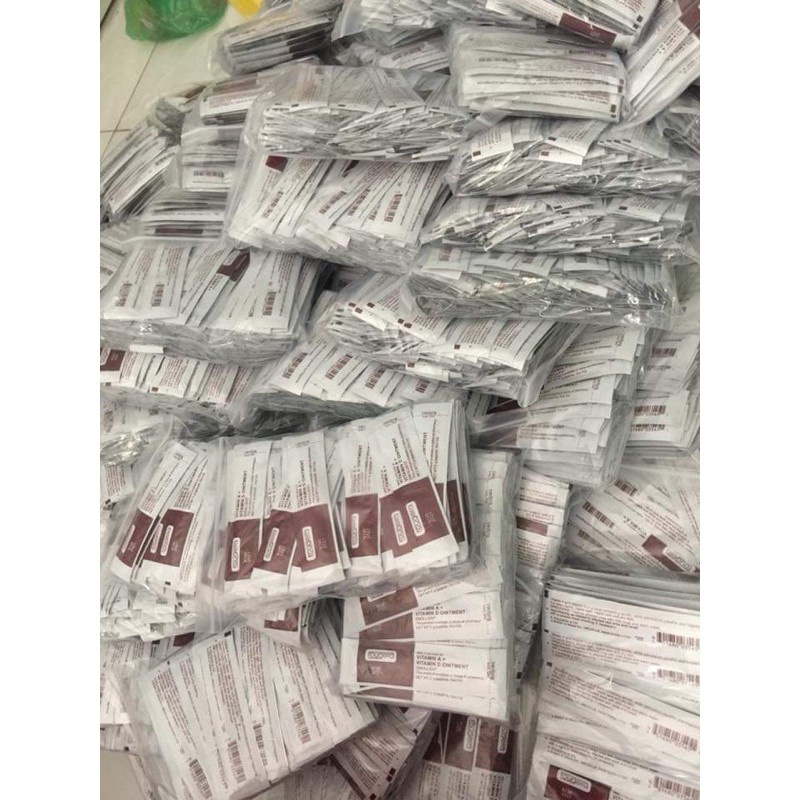 [Bịch 100 gói] Dưỡng Vitamin AD Dùng Sau Xăm, KHÔNG CÓ MÙI HÔI
