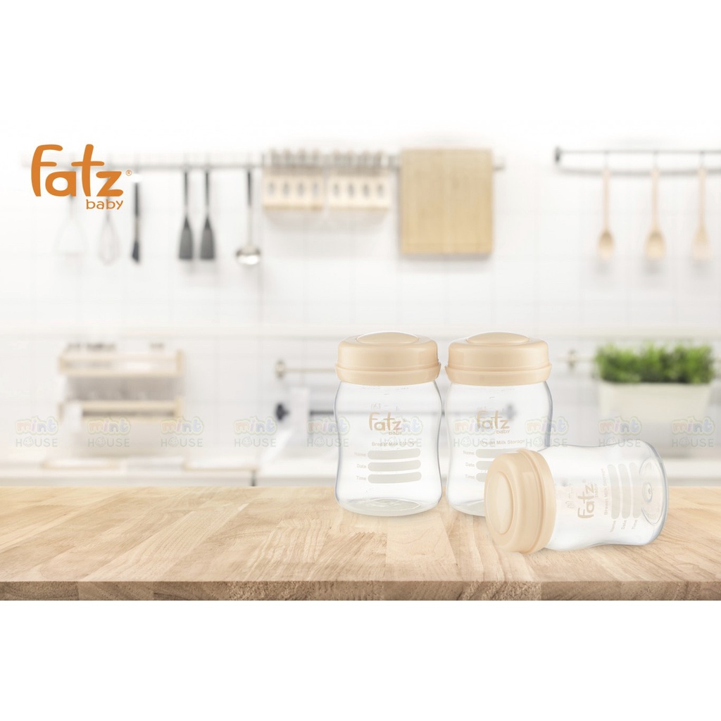 FATZBABY Bộ bình trữ sữa 3 cái FB0120N-H; FB0120N-X - Cửa hàng mẹ và bé Mint House