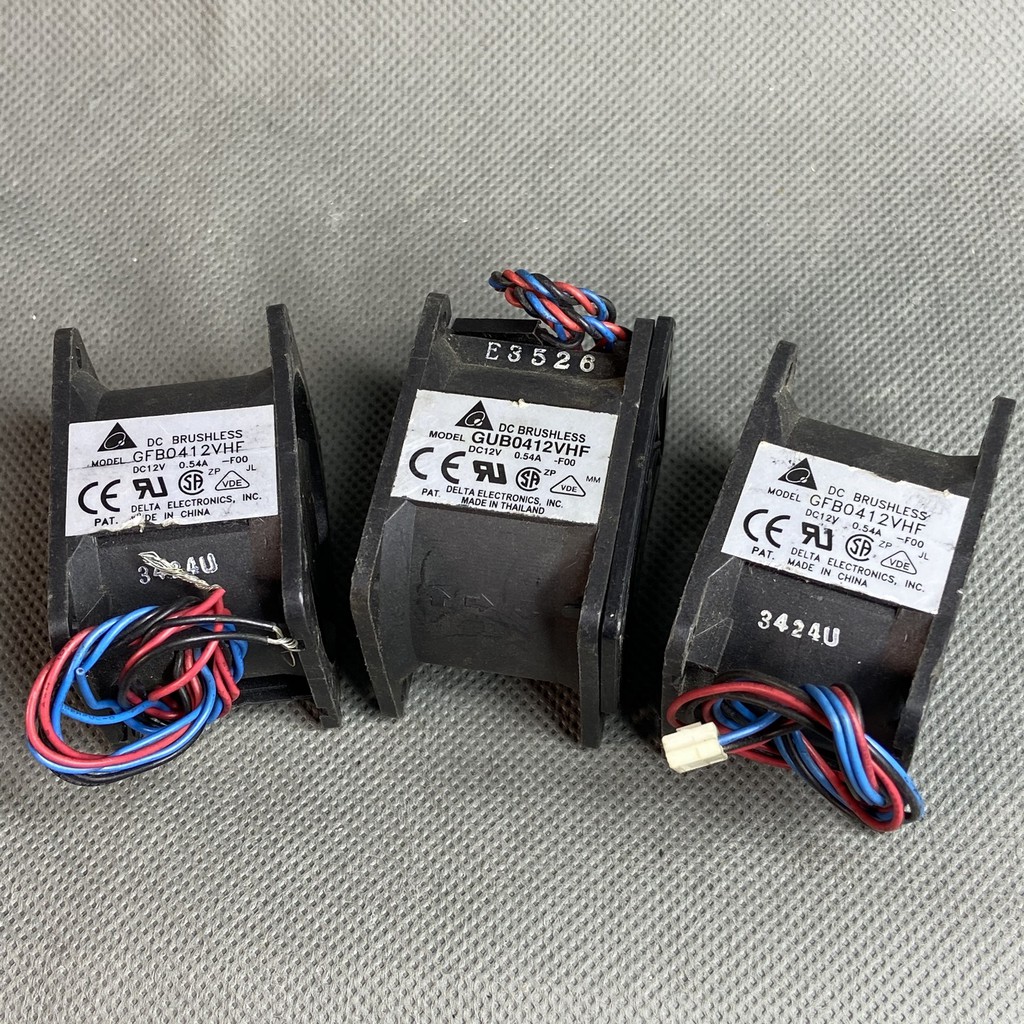 QUẠT 4cm cánh kép Delta. 12V 0.54A. GUB0412VHF