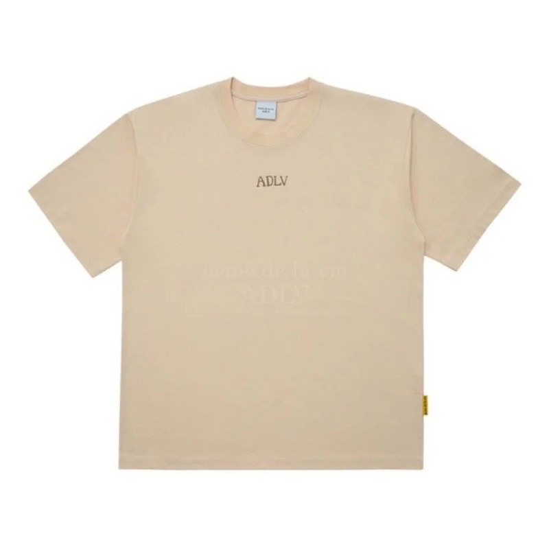 Áo thun nam nữ ADLV Glossy Basic Begie