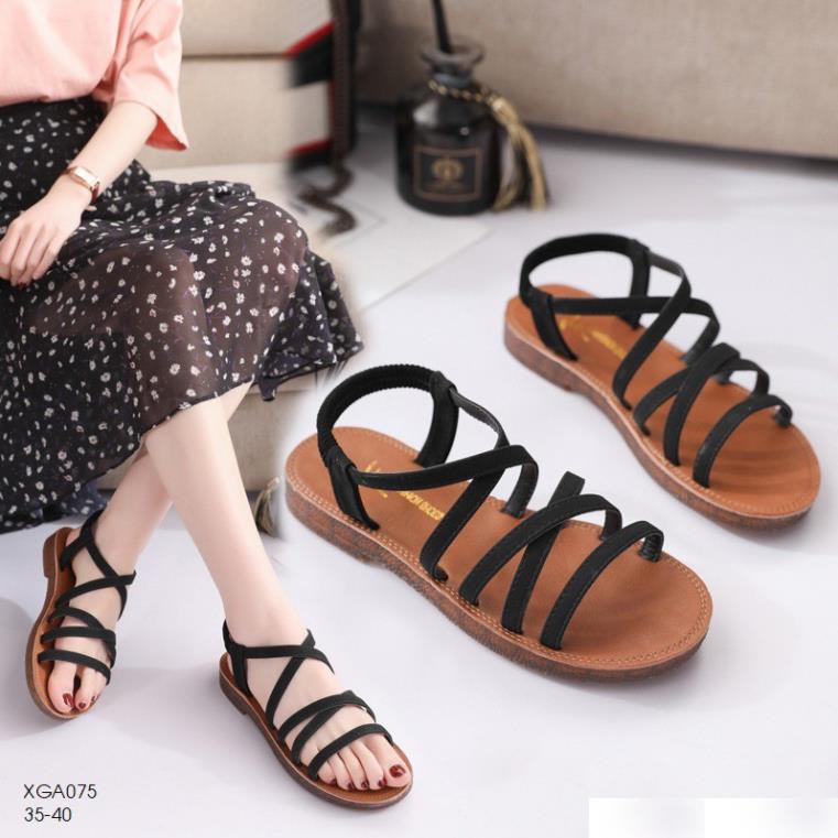 XGA075 Sandals cho nữ hè 2021 phong cách vintage