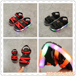 Giày Sandal Có Đèn Led Đi Biển Cho Bé Trai Và Bé Gái