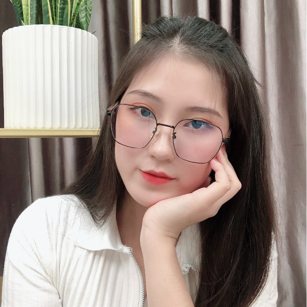 Gọng kính titanium 85010D thời trang cao cấp nam nữ siêu nhẹ siêu bền OURESS