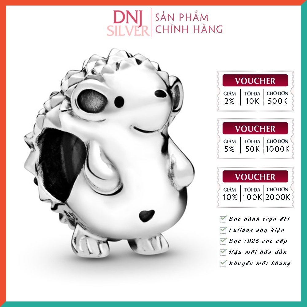 Charm bạc 925 cao cấp, hàng chuẩn bạc - Charm Nino the Hedgehog thích hợp để mix vòng tay charm - DN211