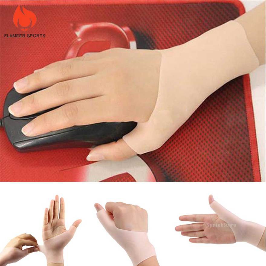 Đôi găng tay xỏ ngón cái giảm đau bằng silicon