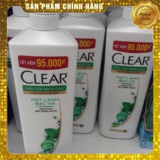 Dầu Gội Clear 900ml Bạc Hà
