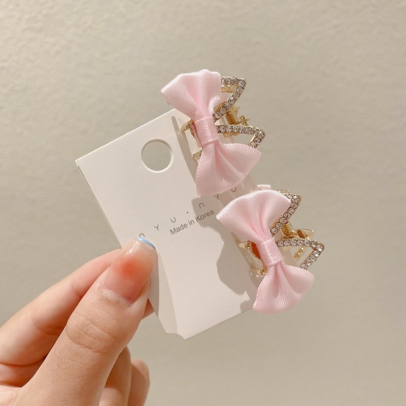 Kẹp Tóc Hình Nơ Dễ Thương Phong Cách Hàn Quốc Cho Nữ