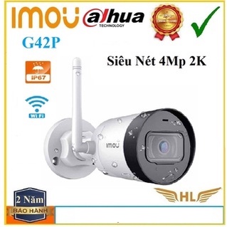 Camera IP Wifi Siêu Nét Ngoài Trời 4Mp 1440P Imou G42P -Hàng Chính Hãng