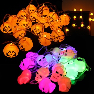 Đèn led trang trí halloween hình bí ngô