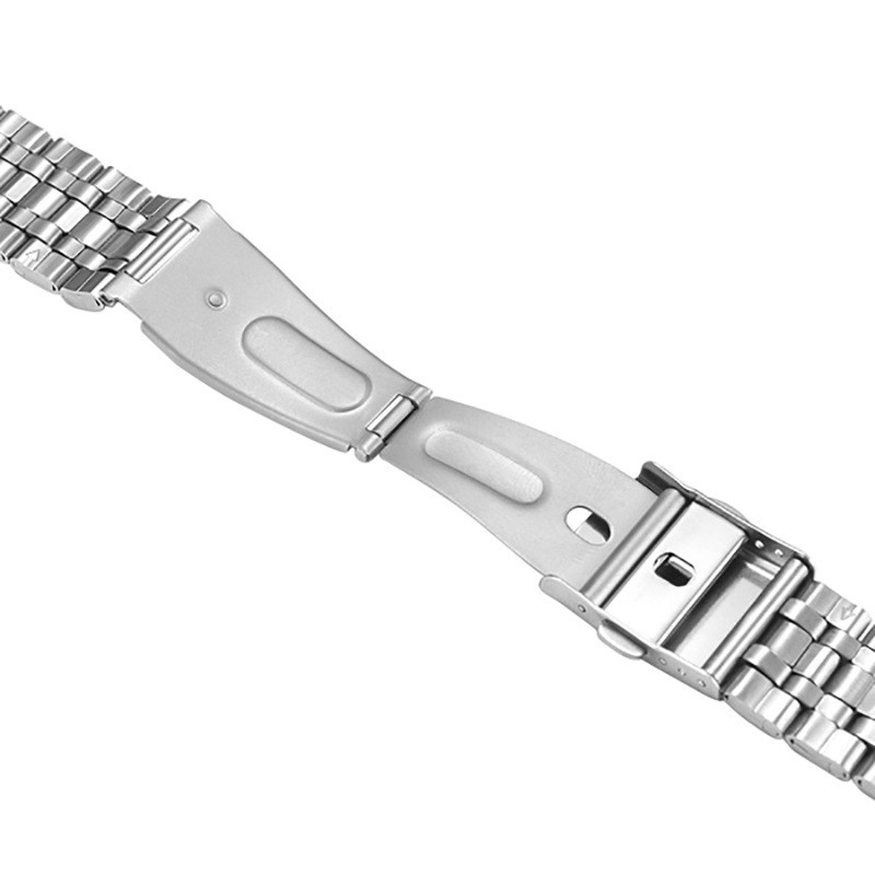 Dây đeo đồng hồ thép không gỉ 5 khớp mới G01 size 20/22mm