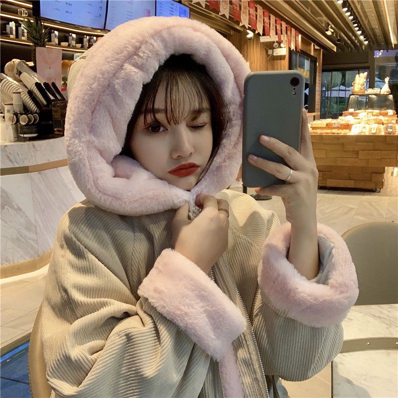 A0006 - Áo khoác vải nhung nữ, mùa đông mặc bao ấm áp | BigBuy360 - bigbuy360.vn