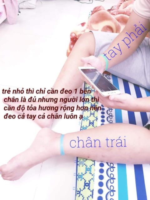 Vòng chống muỗi cho bé và cả nhà