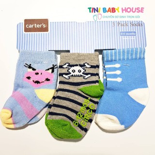 SET 3 TẤT CHÂN CARTER'S CHO BÉ SƠ SINH ĐẾN 3 THÁNG