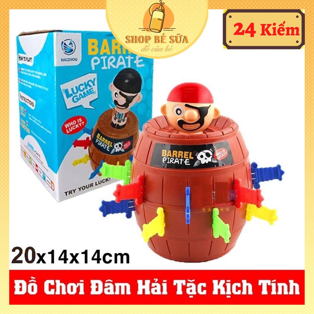 Đồ Chơi Đâm Hải Tặc Size To 24 Kiếm Cho Bé, Đồ Chơi Trẻ Em Giải Trí Vui Nhộn