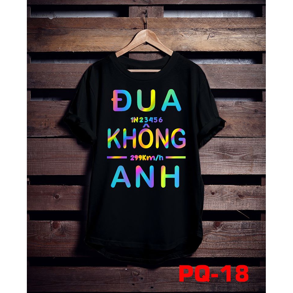 Áo phông phản quang bảy màu Đua không anh, form rộng tay lỡ chất Cotton freesize cho nam và nữ MODY