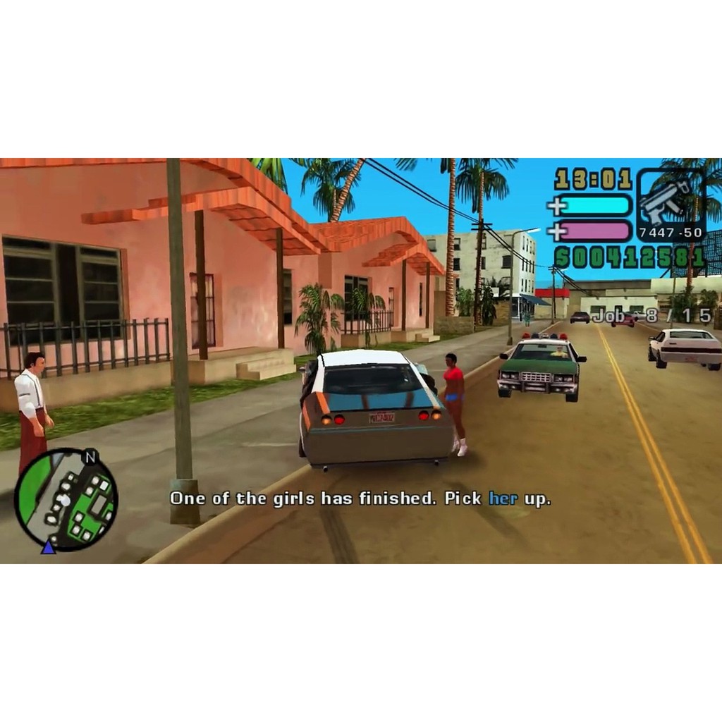 Đĩa Dvd Ps2 Gta Tự Động Vice City Chất Lượng Cao