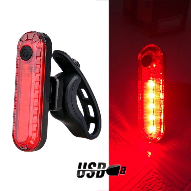 Đèn Led Sạc Usb Gắn Phía Trước Xe Đạp Leo Núi Chống Thấm Nước Tiện Dụng