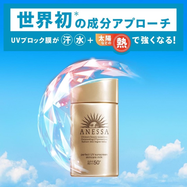 [Mã SKAMA8 giảm 8% đơn 300K] Kem chống nắng Anessa Shiseido Perfect UV Sunscreen Skincare Milk | BigBuy360 - bigbuy360.vn