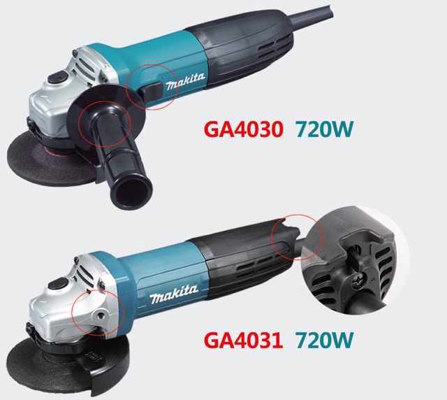 GA4031 Máy mài 100mm 720w Makita ( Công tắc đuôi)