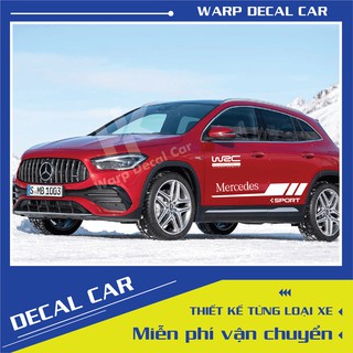 Tem xe Mercedes GLA - Decal Mercedes GLA- phong cách thể thao