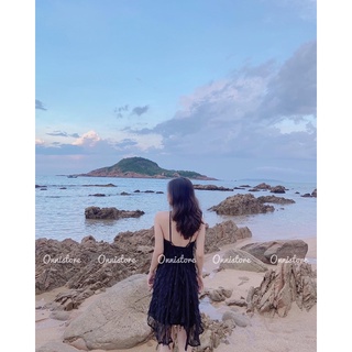 ĐẦM CỔ YẾM LÔNG VŨ [ Hàng Có Sẵn]