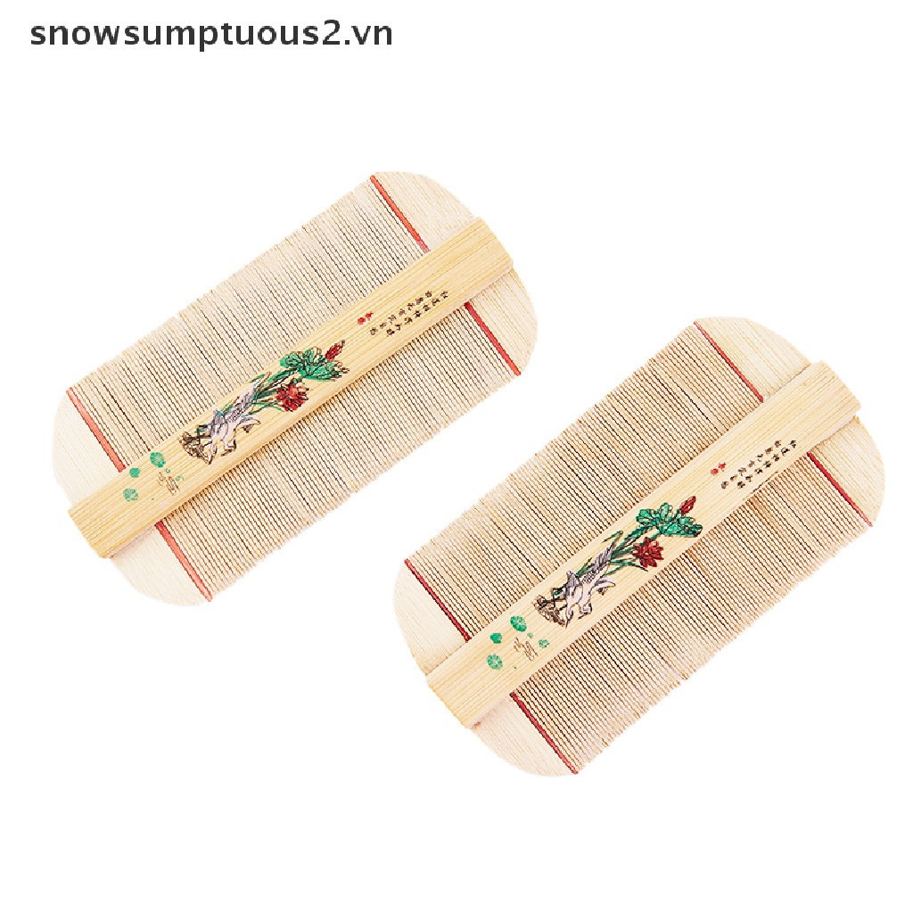 Lược Chải Tóc Hai Mặt Handmade Loại Bỏ Ngứa