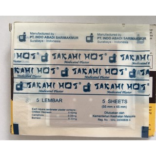 Cao dán Trái ớt Takahi Hot