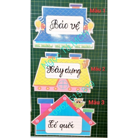 💥 BỘ GHÉP MÁI NHÀ KHỔ A3 💥 In + Ép + Nam Châm lá