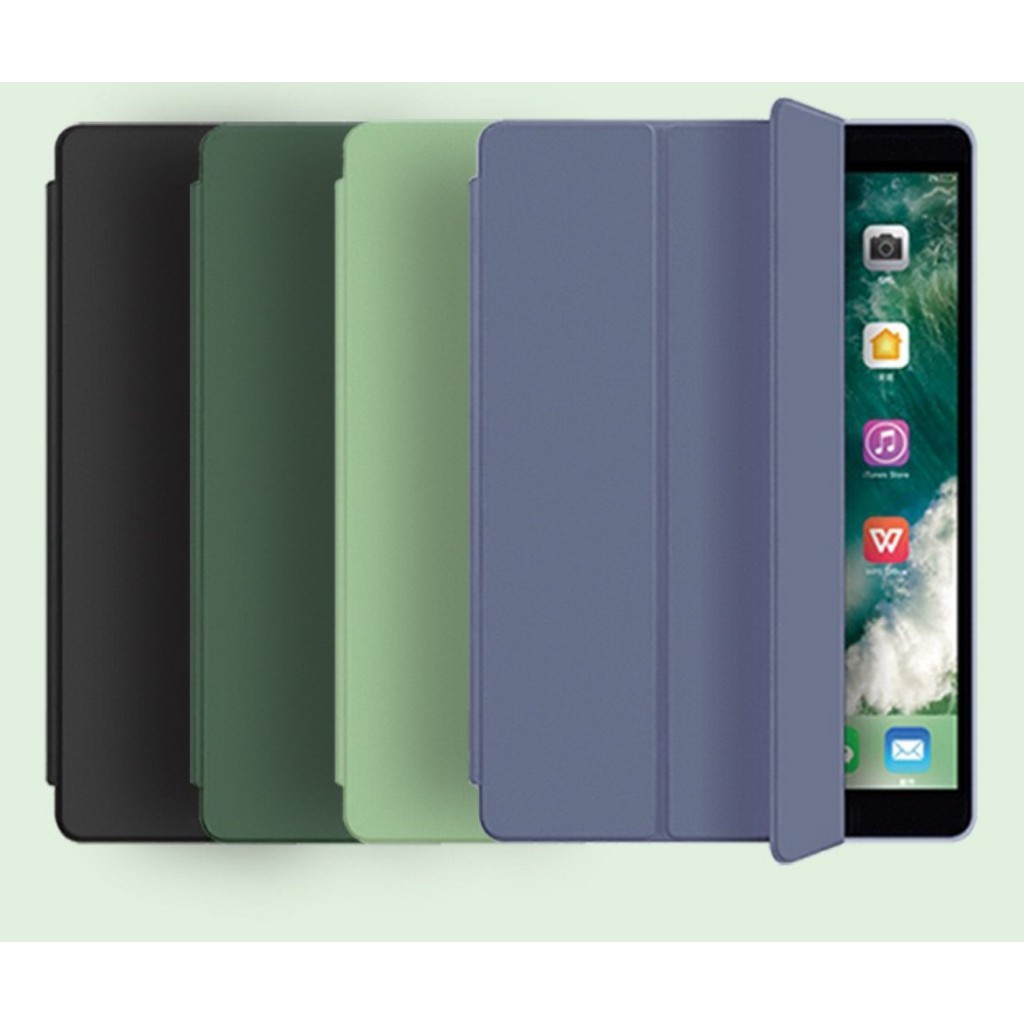 Bao da iPad Silicon + Ngăn đựng bút (Full đời ipad) ipad Pro 10.5/Air 3/10.2 gen 7/8...MART CASE