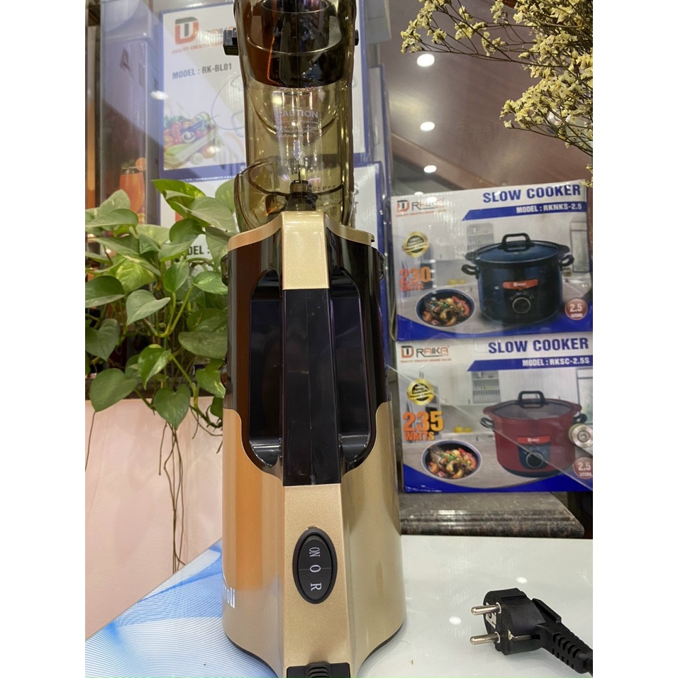 Máy ép chậm Ferroli FSJ-200M, công suất 200W máy ép trái cây rau củ quả, ép cần tây, hàng chính hãng bảo hành 12 tháng
