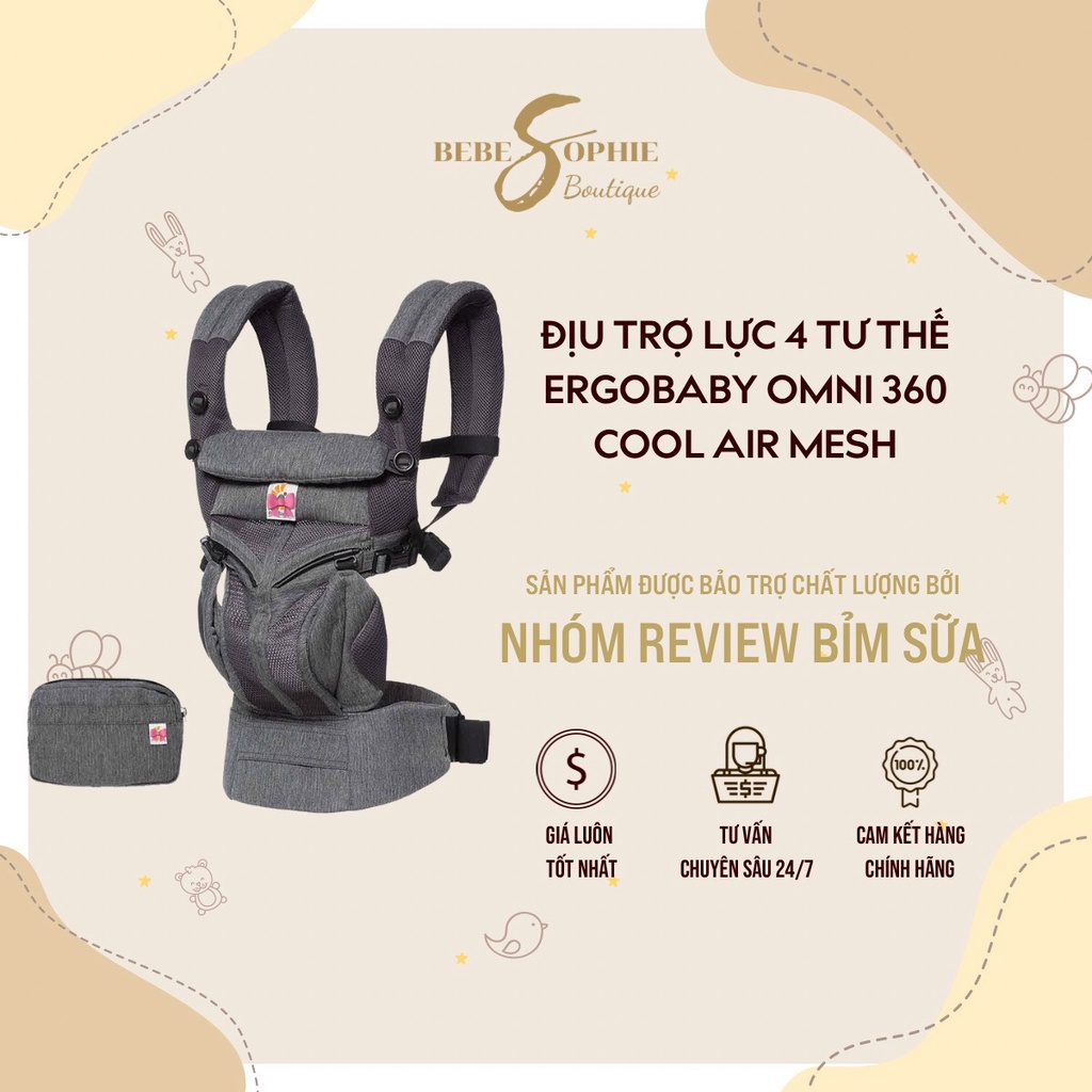 Địu trợ lực chính hãng cho bé từ sơ sinh