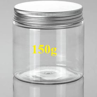 Hủ nhựa pet nắp nhôm cao cấp 150g cao - 1 cái