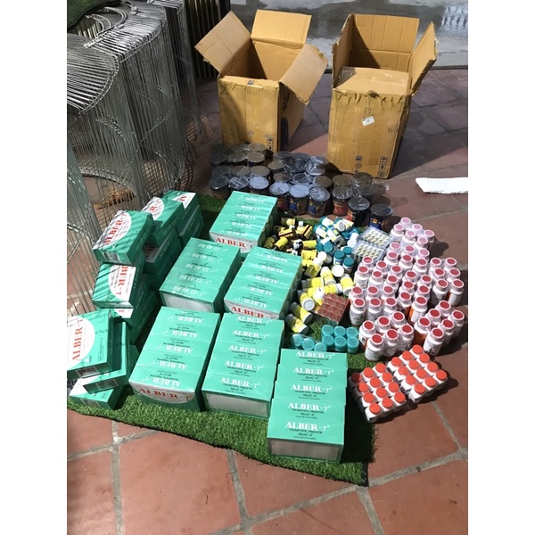 Bổ Gân Cơ Gà Chọi Thái Lan Lọ Màu Cam