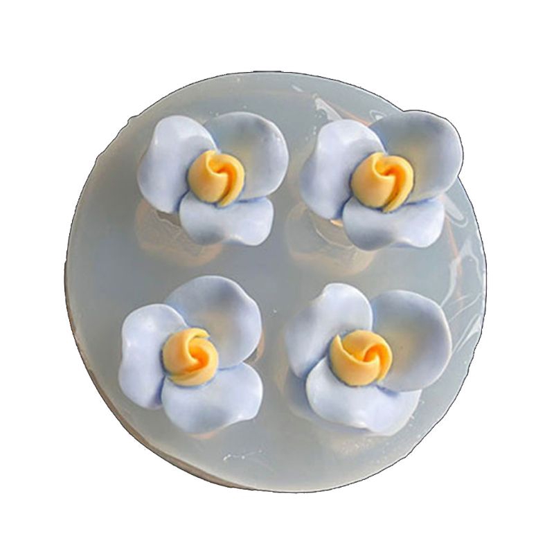 Khuôn Silicone Hình Hoa Làm Đồ Trang Sức Thủ Công Tiện Dụng