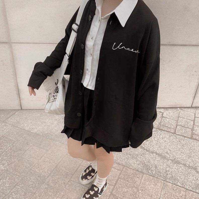 [Mã FATHANG5 giảm 10K đơn 50K] Áo Khoác Uncover Fool's Game Đen | BigBuy360 - bigbuy360.vn