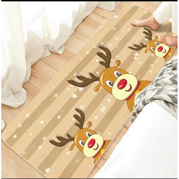 Thảm chân giường, thẩm deco trang trí nhà cửa, chống chân tiếp đất khi vừa ngủ dậy
