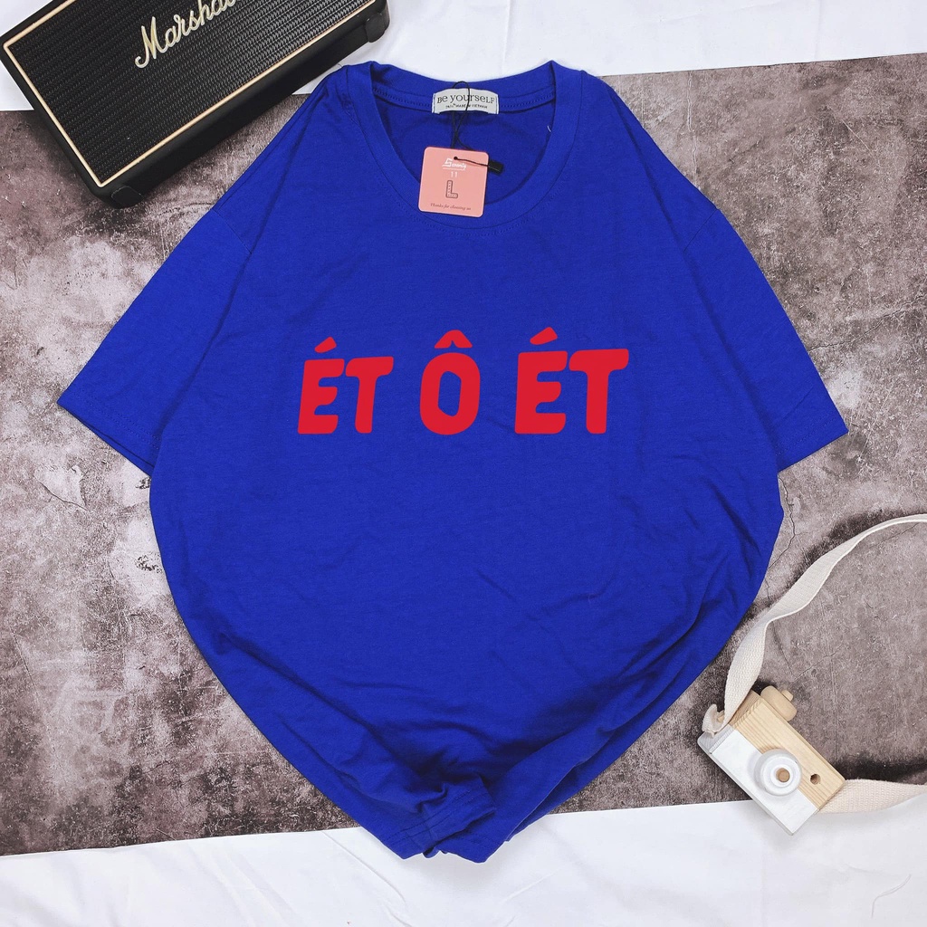Áo thun nam nữ unisex form rộng &quot;Ét ô ét&quot; nhiều màu