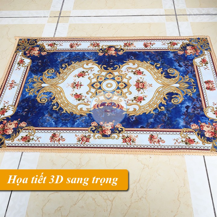 Thảm lau chân 3D siêu thấm để cửa phòng khách, nhà tắm – 00553 – Buôn Rẻ