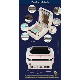 Máy In Mã Vạch Xprinter XP-470B