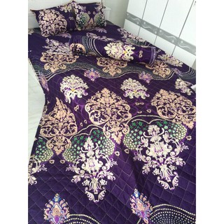 Bộ drap giường cotton nhung cao cấp