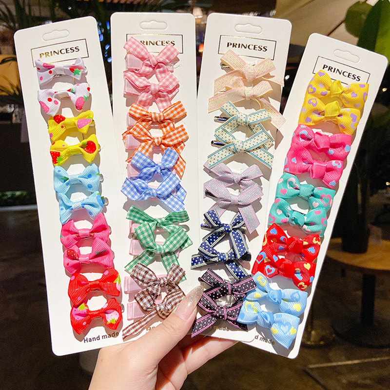 Set kẹp tóc hình nơ dễ thương dành cho bé gái