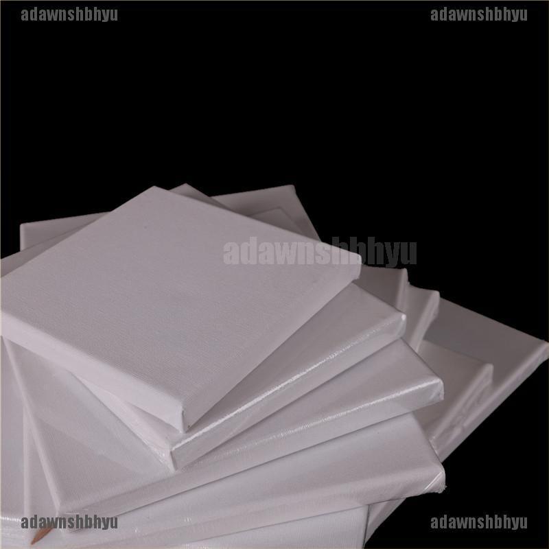 Tấm khung gỗ vuông bọc vải canvas trắng trơn dành cho vẽ tranh sơn dầu