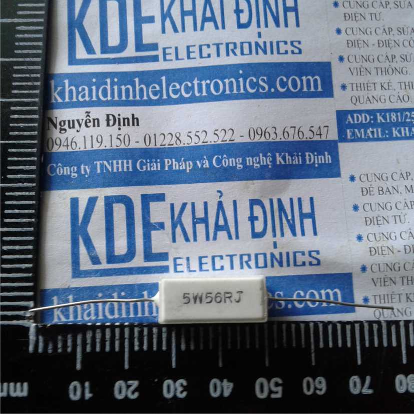 điện trở 5W, 56Ω (10 con) kde0083