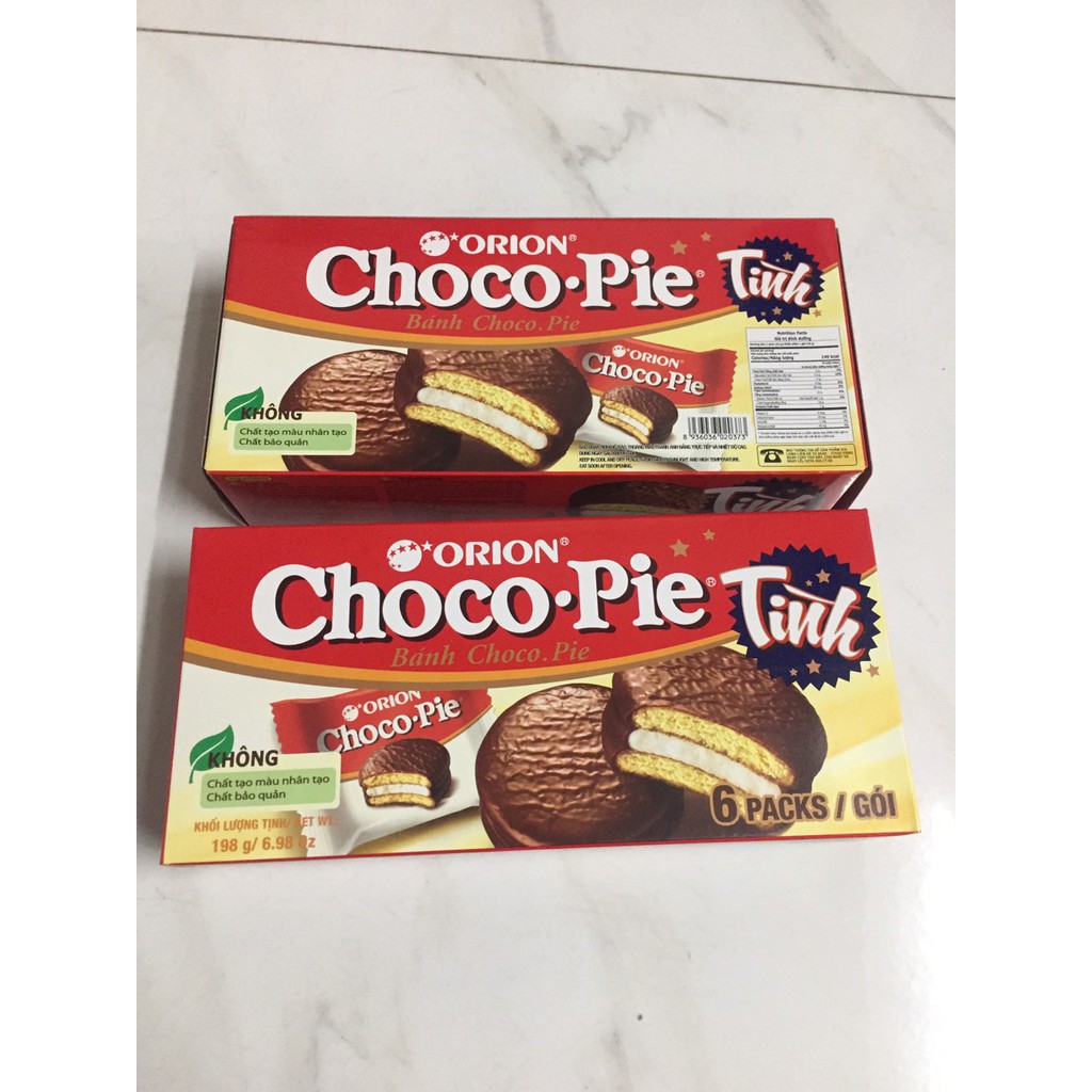 Bánh Orion Chocopie hộp 6 cái x 30g(date tháng 12-2021)