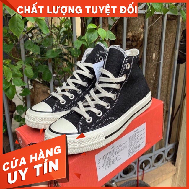 Giày thể thao Đen cao cổ Mũi bóng, lót xanh