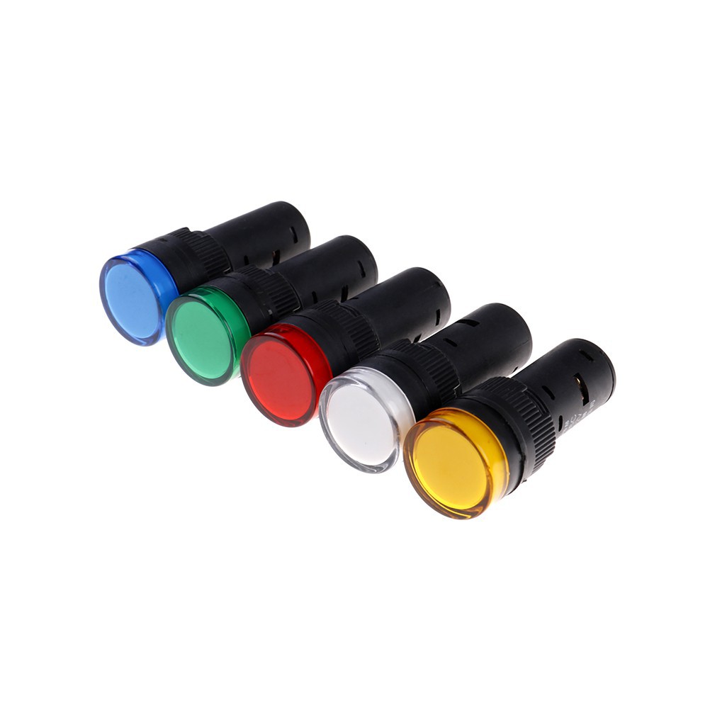 1 Đèn LED Tín Hiệu Cảnh Báo Cho Xe Hơi 16mm 12V