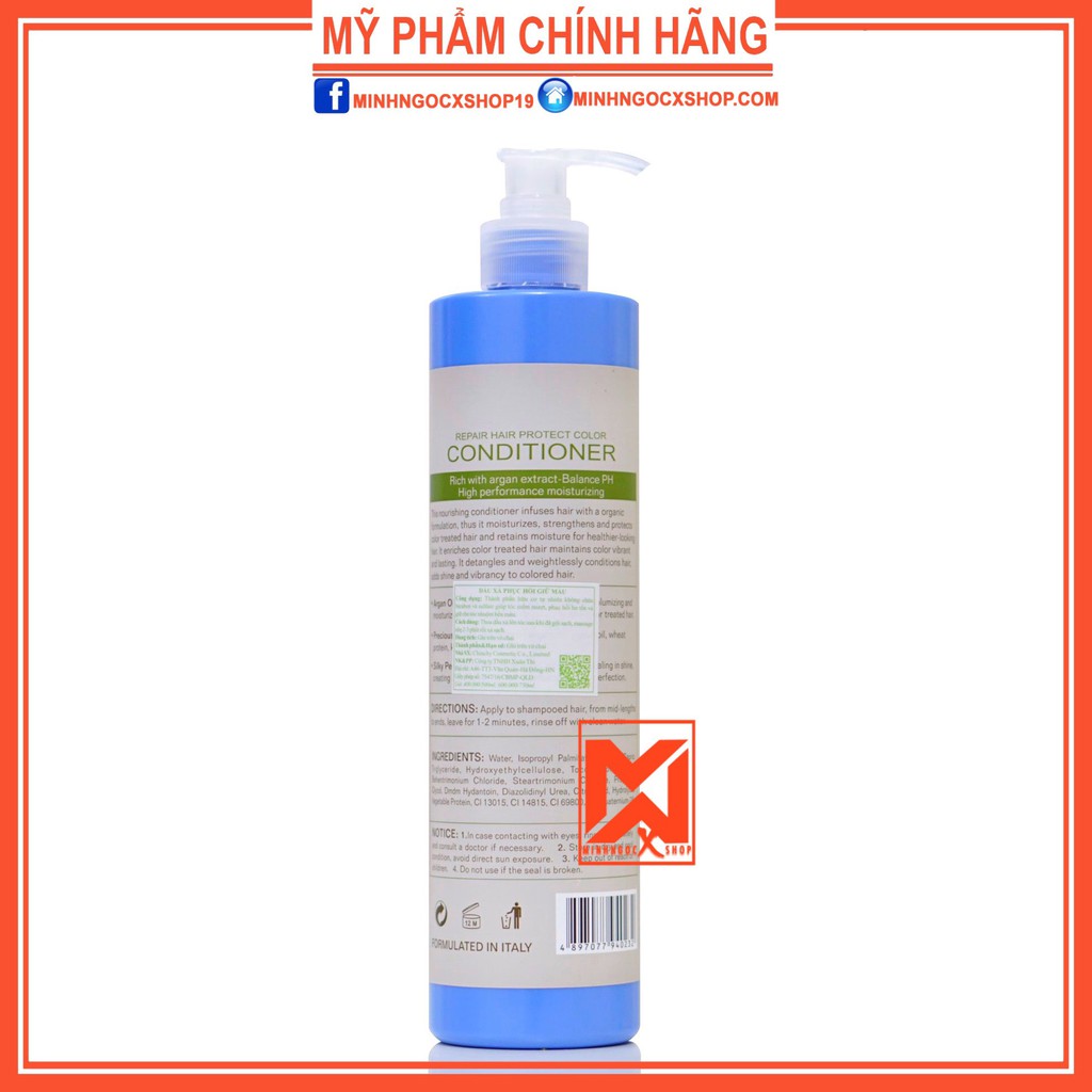 DIVA DẦU XẢ PHỤC HỒI GIỮ MÀU NHUỘM DIVA 500ML CHÍNH HÃNG